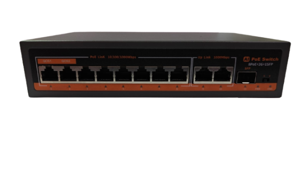 SWITCHES (POE SWITCH  10/100/1000 MBPS/SFP ) (AQX-P-GFI GE2GE8)
