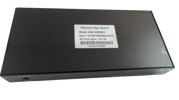 SWITCHES (ETHERNET FIBER SWITCH  10/100/1000 MBPS/SFP AQX - GF6 GE2) - Image 2