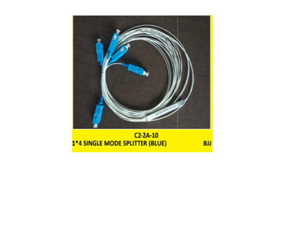 PLC SPLITTERS WITH CONNECTOR 1X4 SINGLE MODE SPLITTERS -UPC