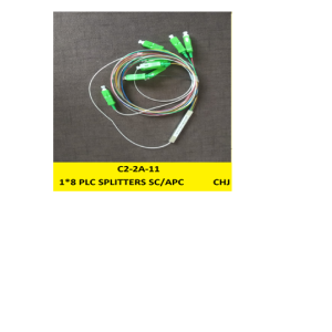 PLC SPLITTERS WITH CONNECTORS 1X8 PLC SPLITTERS SC/APC