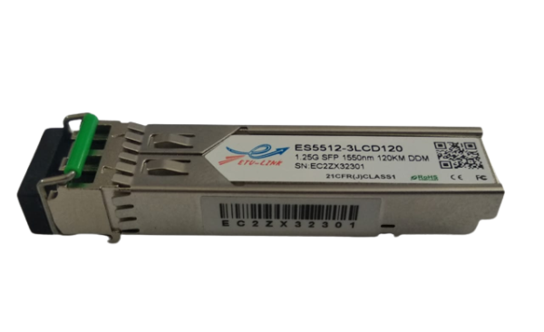 SFP MODULES (1.25G, SFP 1550nm SMF, 120km Duplex LC, DDM)