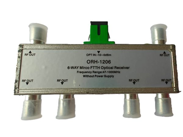 OPTICAL PASSIVE NODE 6-WAYS ORH-1206 (FTTH OPTICAL RECEVIER) - Image 3