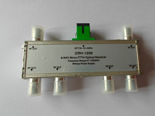 OPTICAL PASSIVE NODE 6-WAYS ORH-1206 (FTTH OPTICAL RECEVIER)