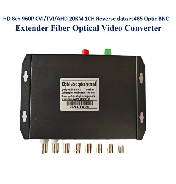 Optic BNC Extender Fiber Optical Video Converter - Image 2