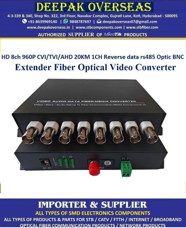 Optic BNC Extender Fiber Optical Video Converter - Image 4