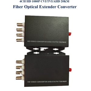 720P 960P 1080p 4 channel HD CVI/AHD/TVI Coaxial BNC Media converter