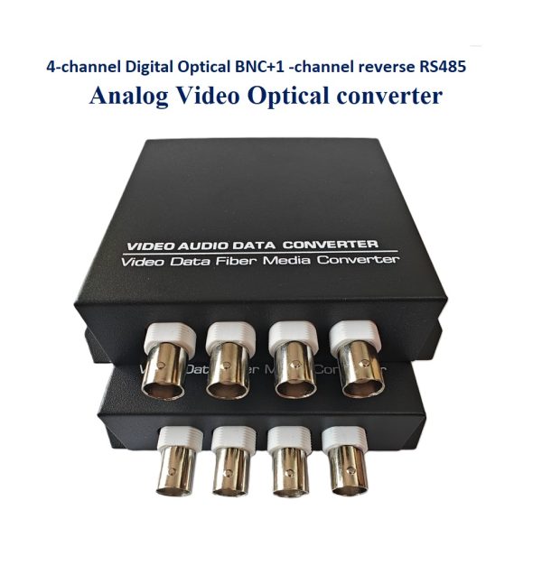 4CH HD 1080P CVI/TVI/AHD 20KM Fiber Optical Extender Converter - Image 2