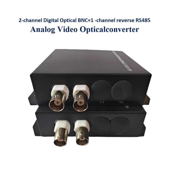 2-channel Digital Optical BNC+1-channel reverse RS485 Analog Video Optical converter - Image 5