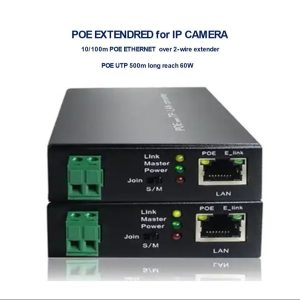 500M Long Range 2-Wire to PoE Converter