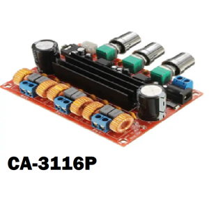 DC12-24V2*50w 100w 2.1 TPA3116D2 Sound Channel Digital Amplifier Audio-CA-3116P