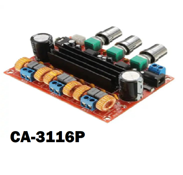 DC12-24V2*50w 100w 2.1 TPA3116D2 Sound Channel Digital Amplifier Audio-CA-3116P