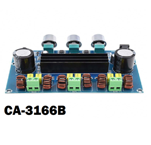 2*50W 100W Wireless bluetooth digital power amplifier board-CA-3166B