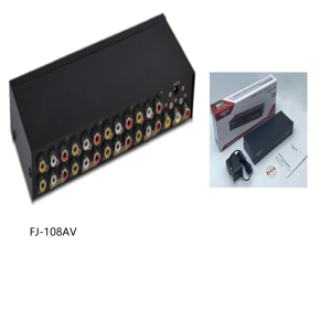 8 PORT AV SPLITTER RGB: Bandwidth 250MHz-FJ-108AV-(AV-SERIES)