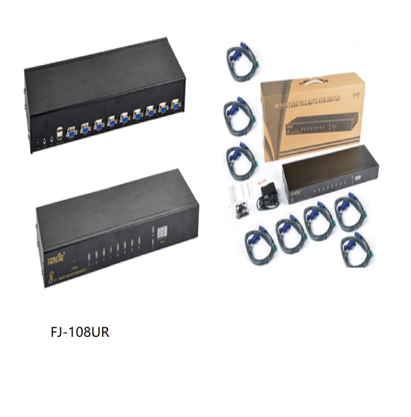 Eight-way USB automatic switch FJ-108UR