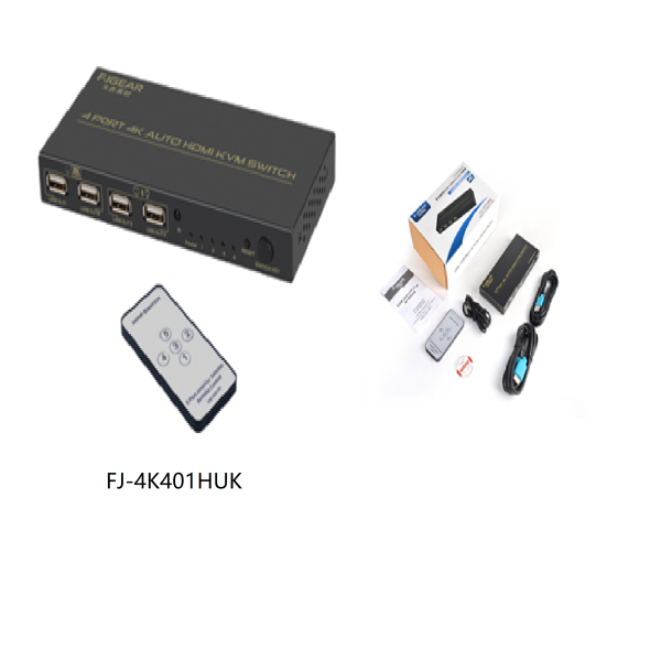 AUTO 4K HDMI KVM Switch FJ-4K401HUK