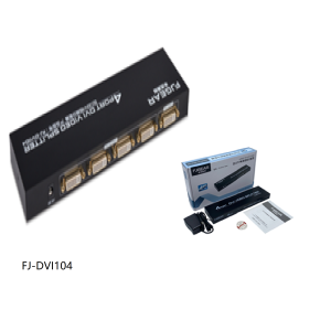 DVI SDI SPLITTER FJ-DVI104- (4 Port DVI Splitter,)