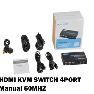 HDMI KVM SWITCH 4PORT Manual 60MHZ