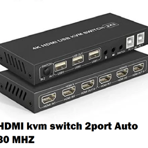 HDMI kvm switch 2port Auto 30 MHZ