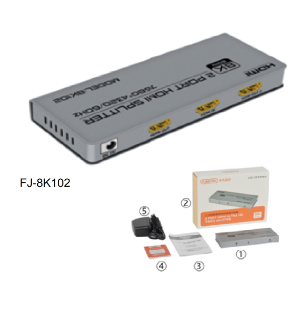 8K HDMI SPLITTER  FJ-8K102