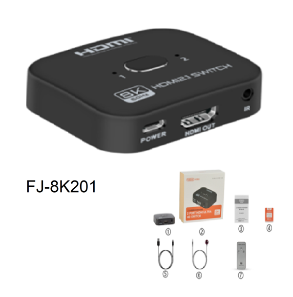 8K HDMI SWITCH FJ-8K201