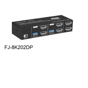 8K HDMI TO DP dual-screen switch  FJ-8K202DP
