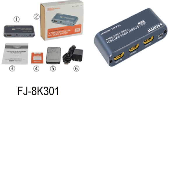 8K HDMI SWITCH FJ-8K301