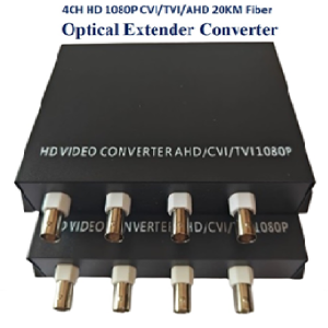 4CH HD 1080P CVI/TVI/AHD 20KM Fiber Optical Extender Converter