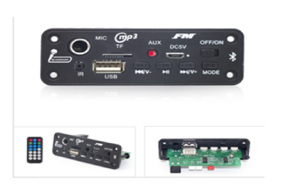 Q8 2*3W bi-amplifier with bluetooth,