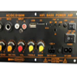 Bluetooth radio, USB, TF, dual MIC inputs, remote control