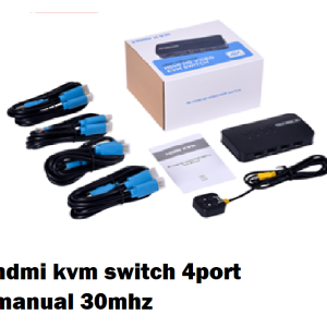 hdmi kvm switch 4port manual 30mhz
